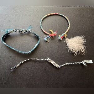 Boho Chic Bracelet Bundle COCO, Copacabana & colorful brass bangle - 3 Bracelets